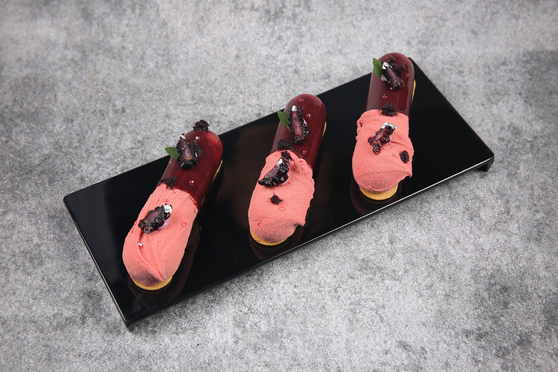 Recette entremets finger Demi Mûre - Mure Chocolat Blanc