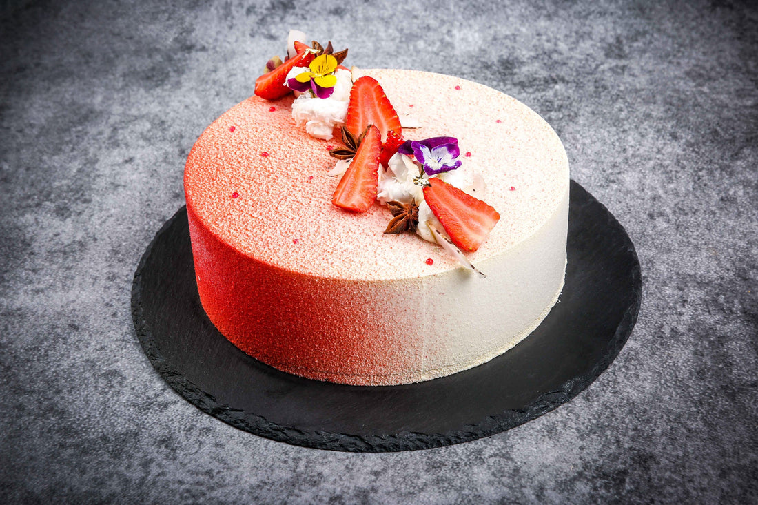 🍓🥥 Douceur suave - Recette entremets Fraise coco anis 🥥 🍓
