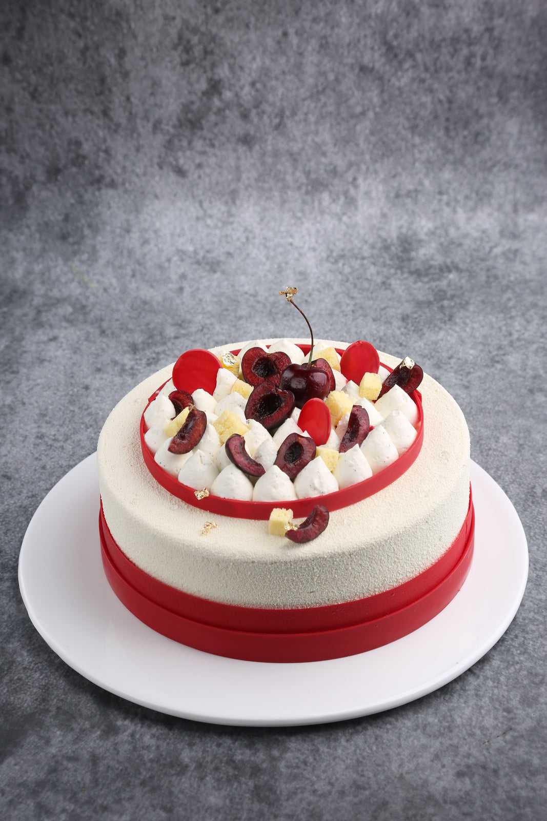 🍒 Recette entremets Forêt Blanche - Cerise chocolat blanc 🍒