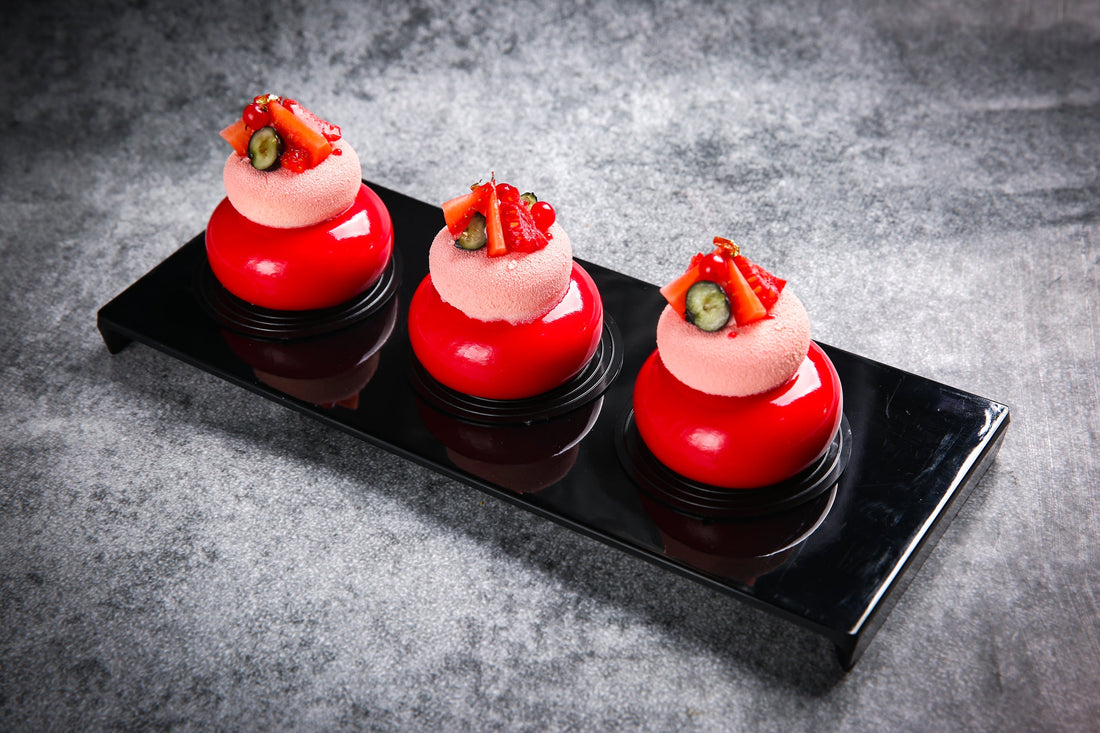 🍓 Recette entremets En rouge et blanc - Litchi Fruits rouges 🍓