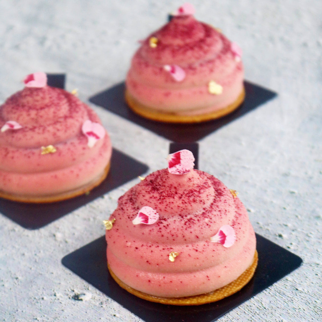 Recette entremets Sakura - Cerise et thé aux fleurs de cerisier
