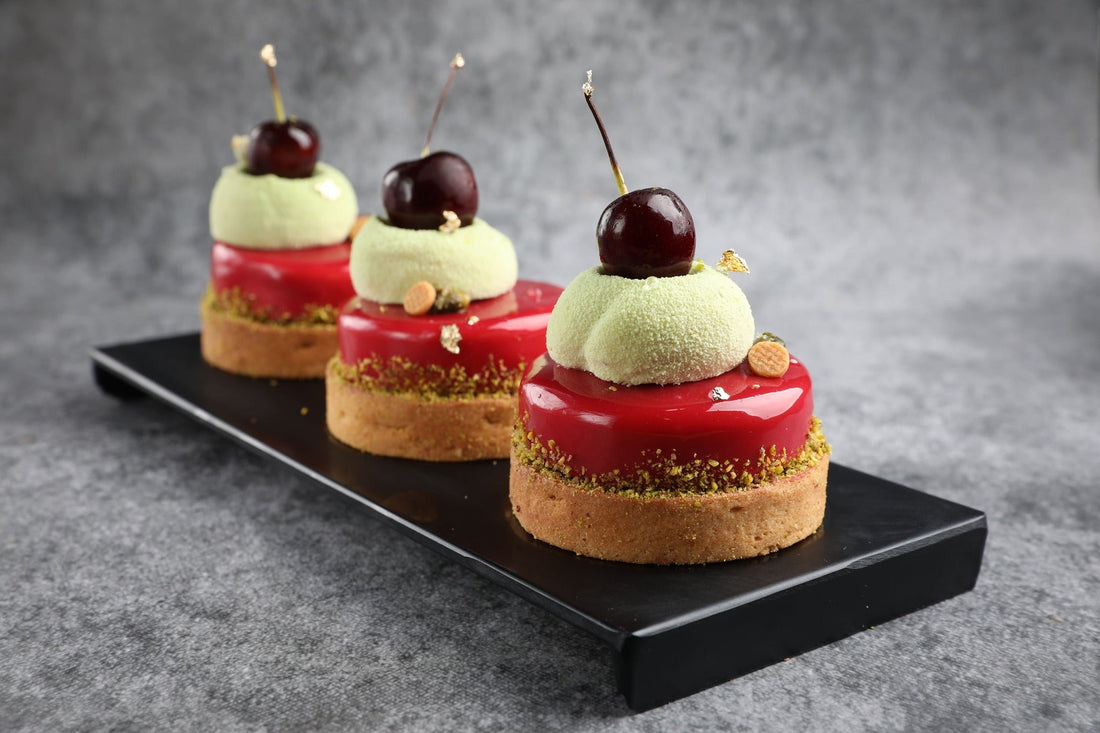 La tarte griotte/pistache