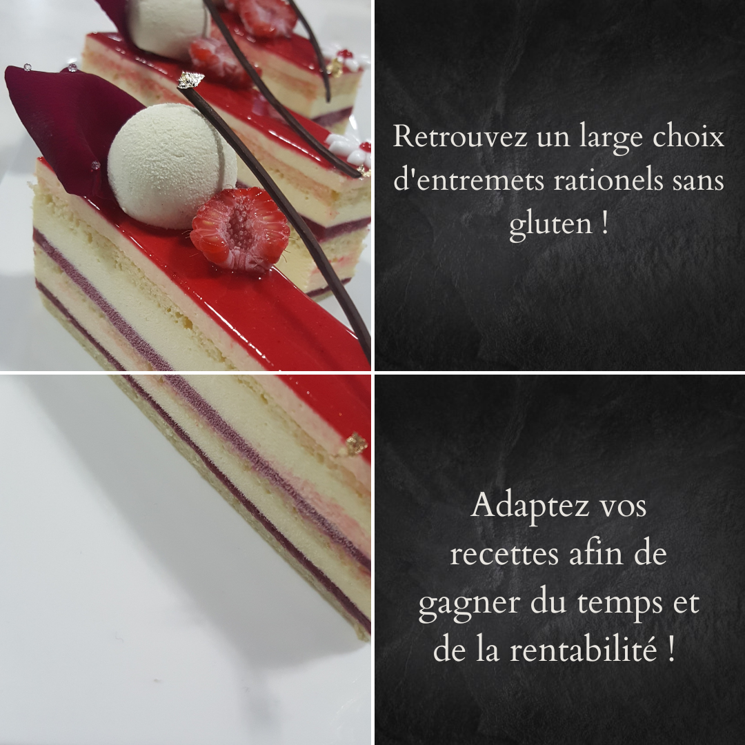 Cours Entremets Rationnels sans gluten