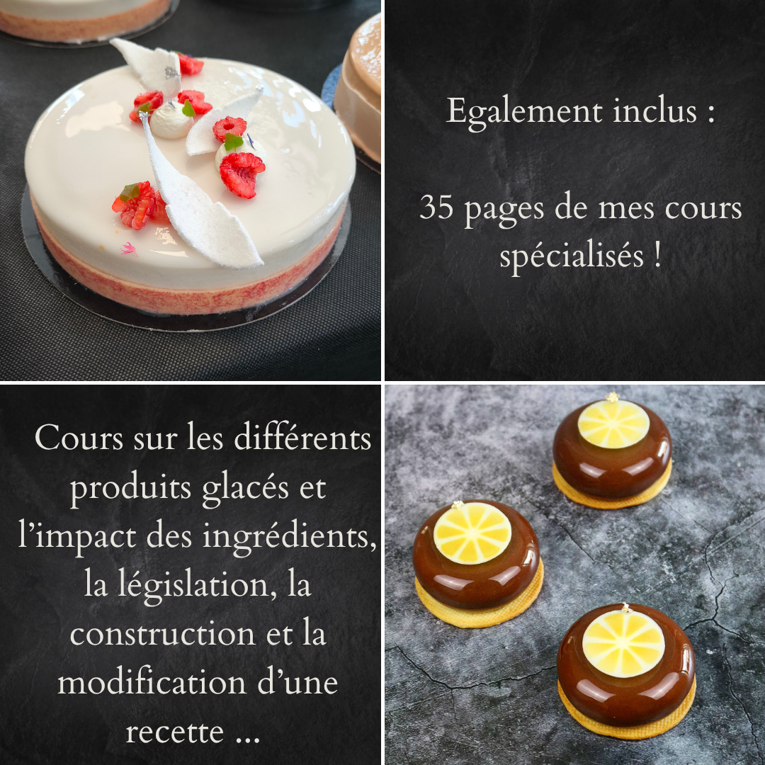 Cours et recettes de Glacerie