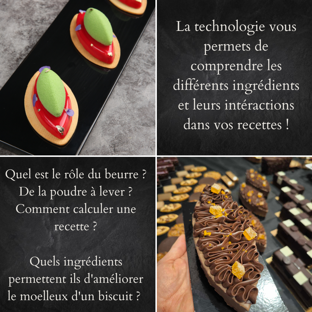 Cours Technologie de la pâtisserie Basiques + avancés
