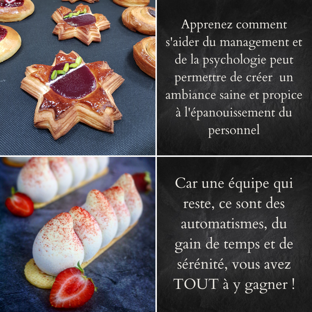 Cours : Gestion d'une équipe, d'une brigade en pâtisserie