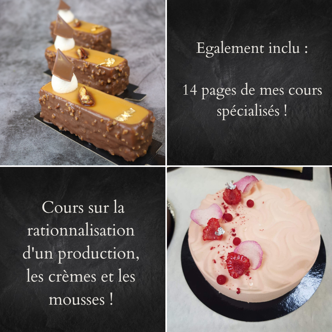 Cours Entremets Rationnels sans gluten