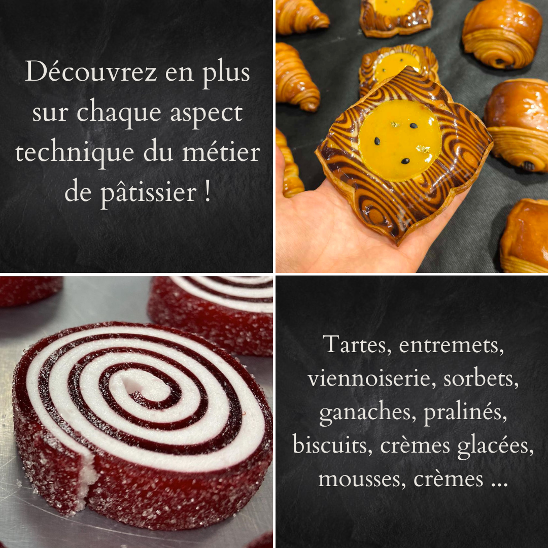 Pack intégral cours Technologie de la pâtisserie Basiques + avancés + mètre pâtissier