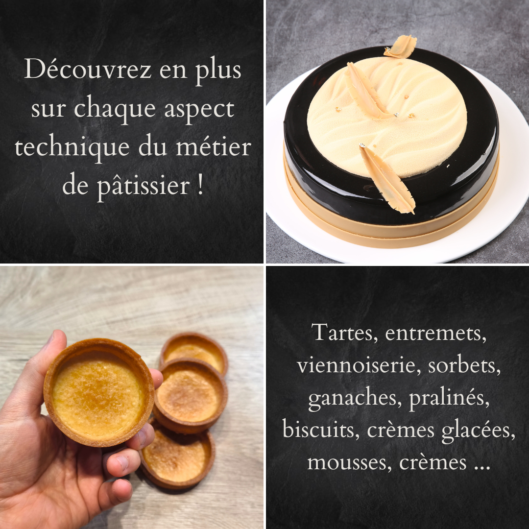 Cours Technologie de la pâtisserie Basiques + avancés