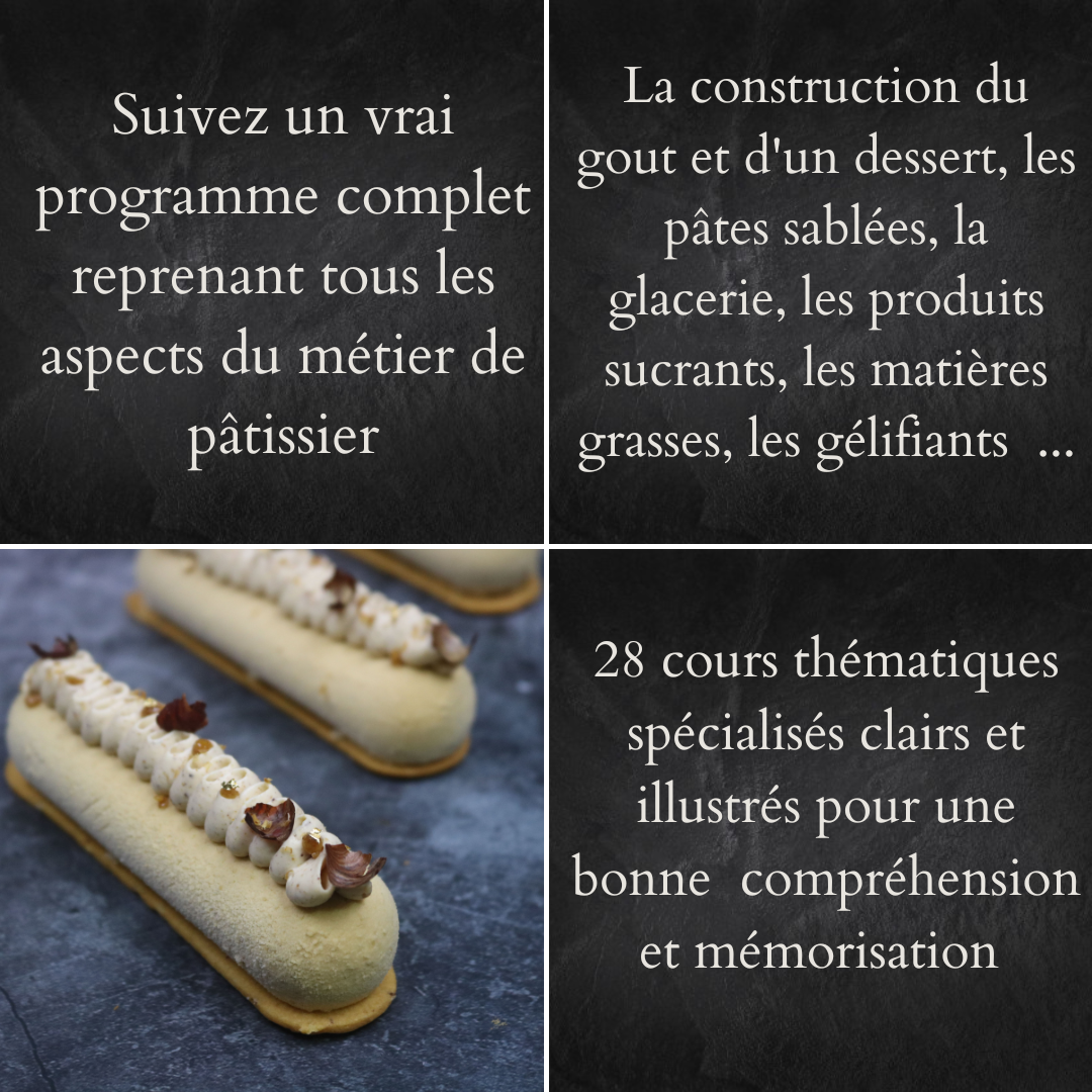 Cours Technologie pâtissière avancée