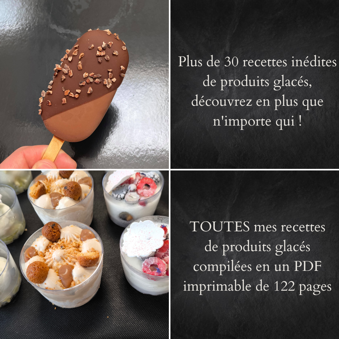 Cours et recettes de Glacerie