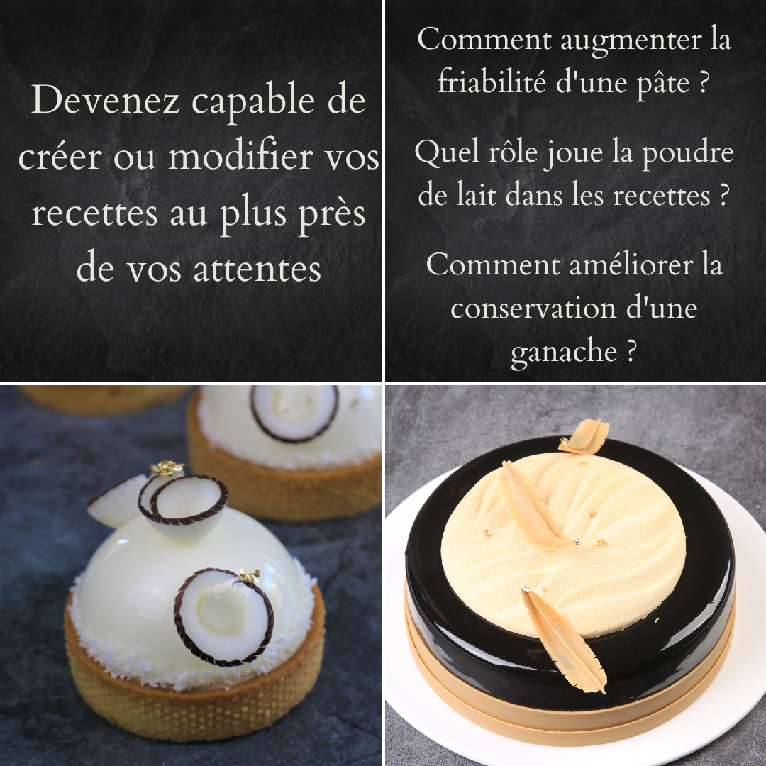 Cours Technologie pâtissière avancée