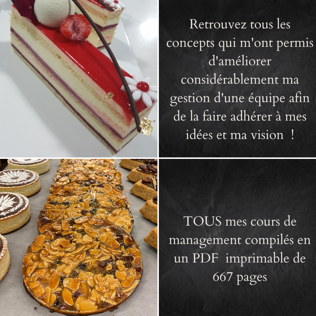 Cours : Gestion d'une équipe, d'une brigade en pâtisserie